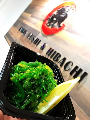 Seaweed salad with lemon at Kirin Sushi & Hibachi