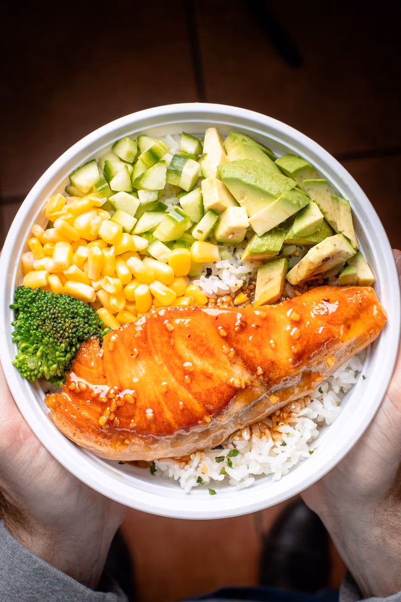 Teriyaki Salmon Bowl