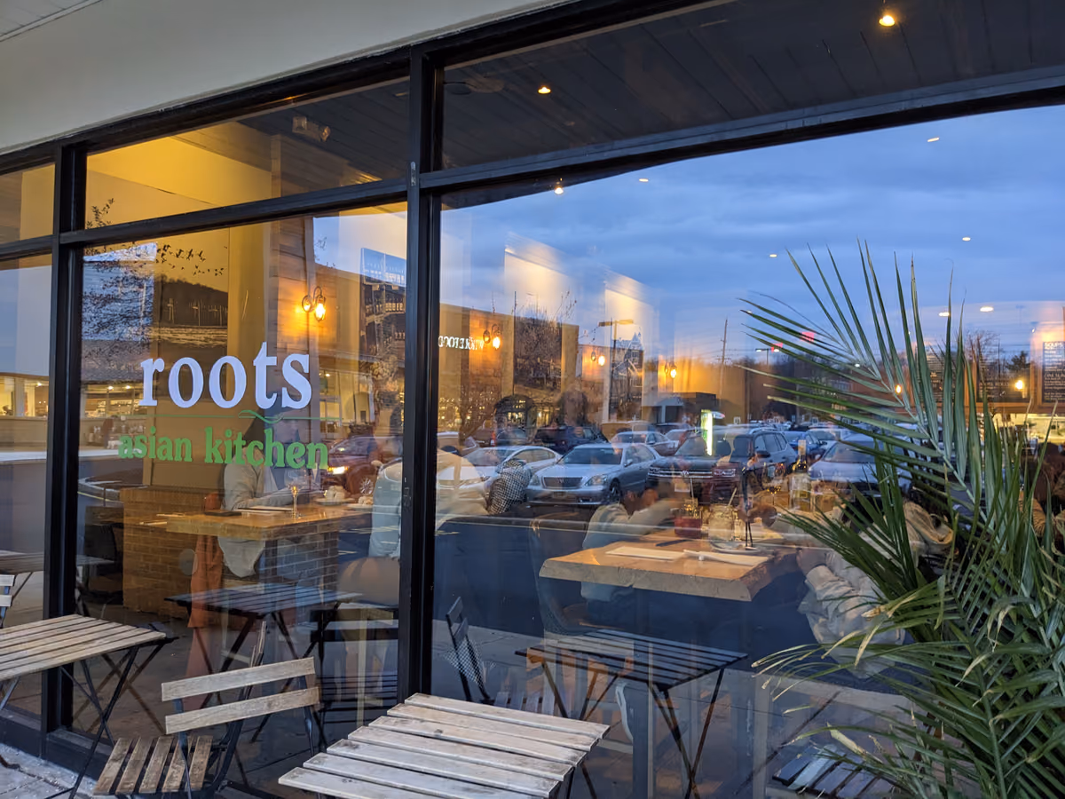 The Roots Asian Kitchen storefront
