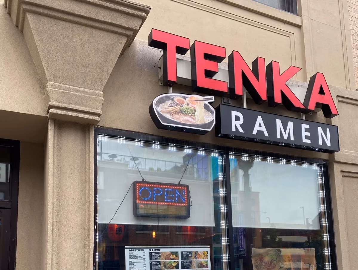 Restaurant storefront