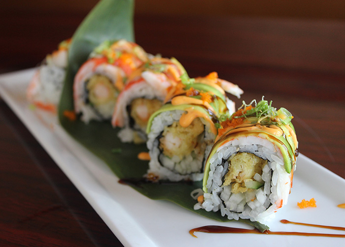 A plate from Sushi Train’s gallery